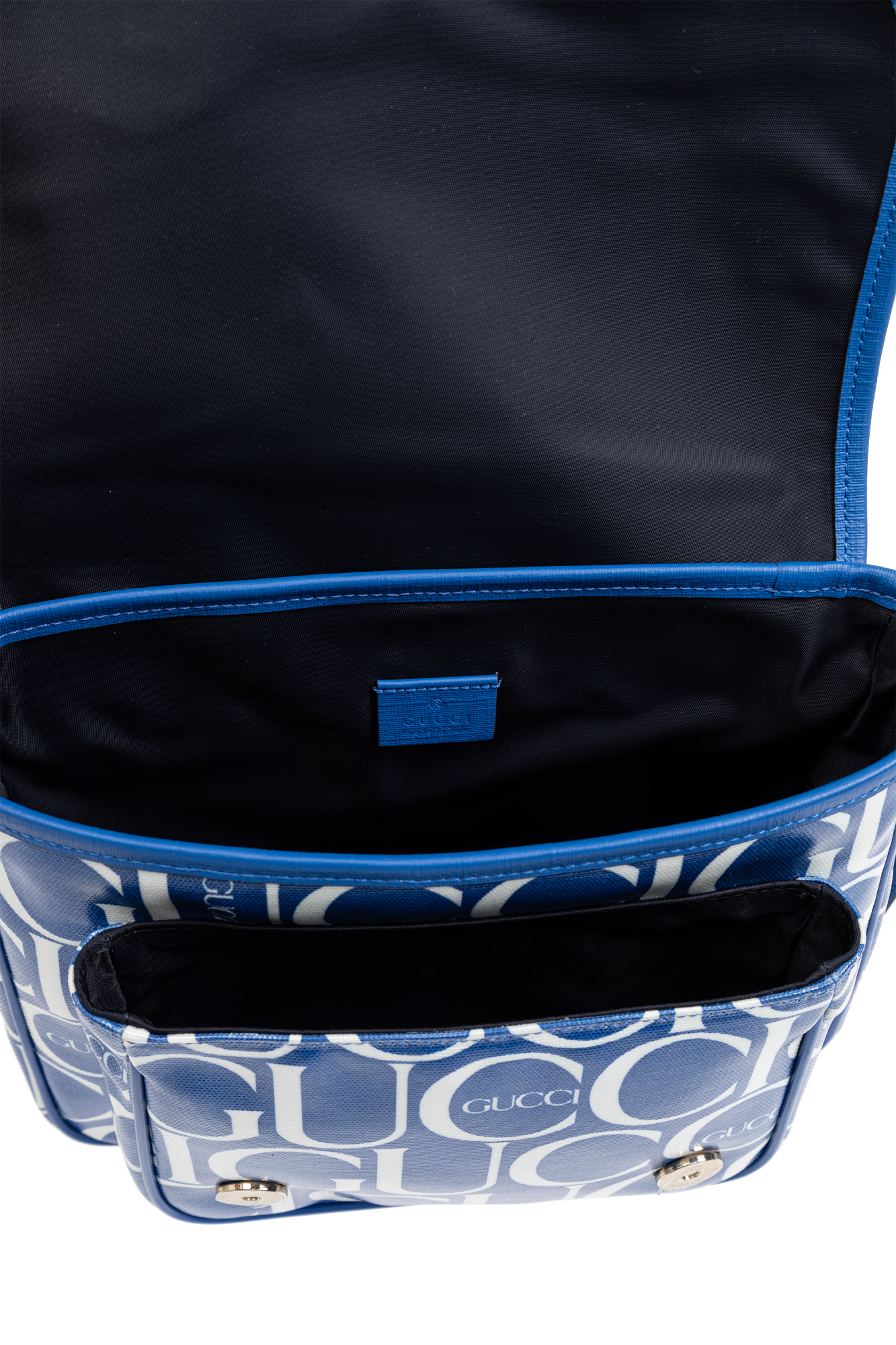Blue Shoulder bag with GG pattern Gucci Kids - Vitkac Italy